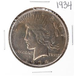 1934 $1 Peace Silver Dollar Coin