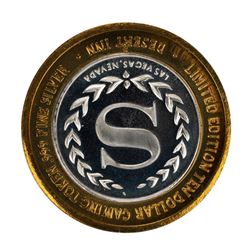 .999 Silver Desert Inn Las Vegas, Nevada $10 Limited Edition Gaming Token