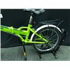 Image 8 : GREEN EXTRAORDINARY FLYING PIGEON 6 SPEED FOLDING COMMUTER BIKE, BRAKES WORKING BUT NEED