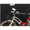 Image 8 : WHITE AND RED SCHWINN 5 STAR CRUISER 6 SPEED CRUISER BIKE, FRONT BRAKE LEVER DAMAGED
