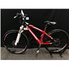 Image 8 : RED AND BLACK CANNONDALE F8 28 SPEED FRONT SUSPENSION TRAIL BIKE WITH FRONT AND REAR HYDRAULIC