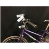 Image 8 : PURPLE PRECISION 15 SPEED MOUNTAIN BIKE, REAR BRAKE NEEDS ADJUSTMENT