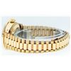 Image 5 : Rolex Ladies 18K Yellow Gold MOP Diamond President Wristwatch With Watch Winder