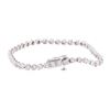 Image 2 : 0.60 ctw Diamond Tennis Bracelet - 14KT White Gold