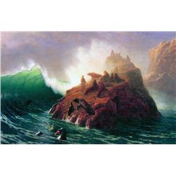 Seal Rock, California by Albert Bierstadt