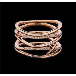 0.19 ctw Diamond Ring - 14KT Rose Gold