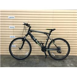 BLACK AND GREEN GT AGGRESSOR FRONT SUSPENSION MOUNTAIN BIKE