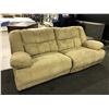 Image 2 : BEIGE 3 SEAT TUFTED RECLINER SOFA