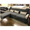 Image 1 : GREY 2 TONE 3 SEAT SECTIONAL SOFA