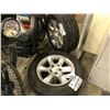 Image 1 : PAIR OF PIRELLI P215/60R16 TIRES ON 5 LUG RIMS