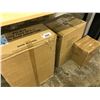 Image 1 : PLASTIC SMALL ANIMAL CAGE, STAINLESS STEEL TRASH CAN, SMALL WASTE BIN, AND FOLDING PLASTIC RAMP