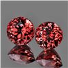 Image 1 : Natural Pinkish Orange Zircon Pair 4.50 MM - VVS