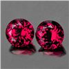 Image 1 : Natural Raspberry Pink Rhodolite Garnet Pair - FL