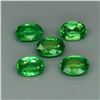 Image 1 : Natural Top Green Tsavorite Garnet Tanzania 5Pcs/2.25Ct