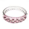 Image 3 : Natural Ruby & Pink Raspberry Rhodolite Garnet Bangle