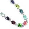 Image 2 : Natural EMERALD RUBY SAPPHIRE Bracelet