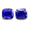 Image 1 : Natural Cushion Royal Blue Sapphire Pair 4.14 Cts