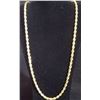 Image 1 : AWESOME 14 Kt. GOLD PLATED ROPE CHAIN.