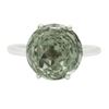 Image 1 : NATURAL HAND CARVED GREEN AMETHYST RING