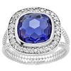 Image 1 : BEAUTIFUL 4.7 CT VIOLET BLUE TANZANITE RING