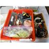 Image 2 : BOX OF ELECTRONICS AND DOG ITEMS