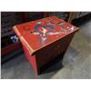 Image 2 : 2 WOODEN FOLDING TV TRAYS AND SMALL SHOE SHINE BOX