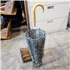 Image 2 : VINTAGE FLOOR CLEANER AND METAL UMBRELLA STAND