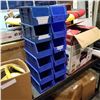 Image 1 : 12 BLUE PLASTIC PARTS BINS