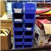 Image 2 : 12 BLUE PLASTIC PARTS BINS