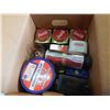 Image 2 : BOX OF PUZZLES AND BOZ OF COCA COLA AND OTHER TINS