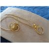 Image 2 : 2 RINGS MARKED 925 AND 18K ELECTRO PLATED PENDENT