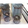 Image 2 : 2 PARTY LITE WIRE CANDLE HOLDERS