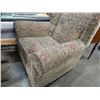 Image 2 : FLORAL FABRIC WINGBACK CHAIR