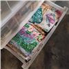 Image 2 : 3 DRAWER PLASTIC ORGANIZER FULL OF FABRIC SAMPLES