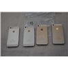 Image 2 : 4 APPLE IPHONE 5S - 2 GOLD, 2 SILVER PARTS ONLY, NOT GURANTEED TO WORK, MAY BE LOCKED