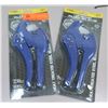 Image 1 : Qty 2 New Ratchet 1-1/4" Poly PVC Pipe Cutters