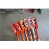 Image 2 : Qty 6 Corona Heavy Duty Digging & Trench Shovels - 4" 28 Degrees w/ 48" Handles