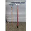 Image 2 : Corona 36 Tine Aluminum Landscape Rake & Adjustable Head Steel Curved Rake