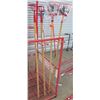 Image 1 : Qty 2 Fixed Tree Shrub Rakes & 2 Red 4 Tine Cultivator Rakes