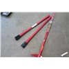 Image 2 : Qty 2 Corona Solid Core Fiberglass Handles 73020-4 & 1 Corona PZ 3.5" x 12" Stand