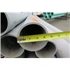Image 8 : Bundle 10' Long 5" & 4.5" Diameter PVC Pipe, Strapped