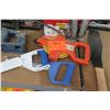 Image 2 : Multiple Misc Tools:  Tape Measure, Crescent Wrench, Pliers, Wrenches, Ryobi Saw, etc