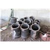 Image 2 : Multiple Misc Iron Elbows, Tees, Clamps, Paige Copper Ground Plates 182199IC, etc