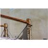 Image 2 : Metal 2-Tier 4-Section Pipe Rack  (Pipes Not Included) - Buyer Responsible for Disassembly