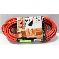 WOODS EXTENTION CORDS. 15 METERS.
