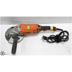 RIDGID R1020 7" GRINDER / CUTOFF CORD WAS REPAIRED