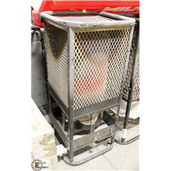 PROPANE CONSTRUCTION HEATER IN CAGE