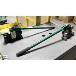 PIPE OFFSET TABLE 1/2 & 3/4" EMT ON WHEELS.