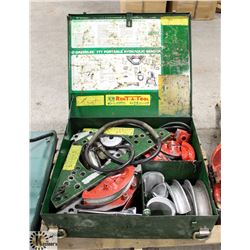 GREENLEE 1-1/4" THROUGH 4" PIPE BENDER MODEL 777.