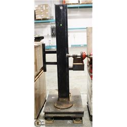 BLACK CRANE TORCH STAND.